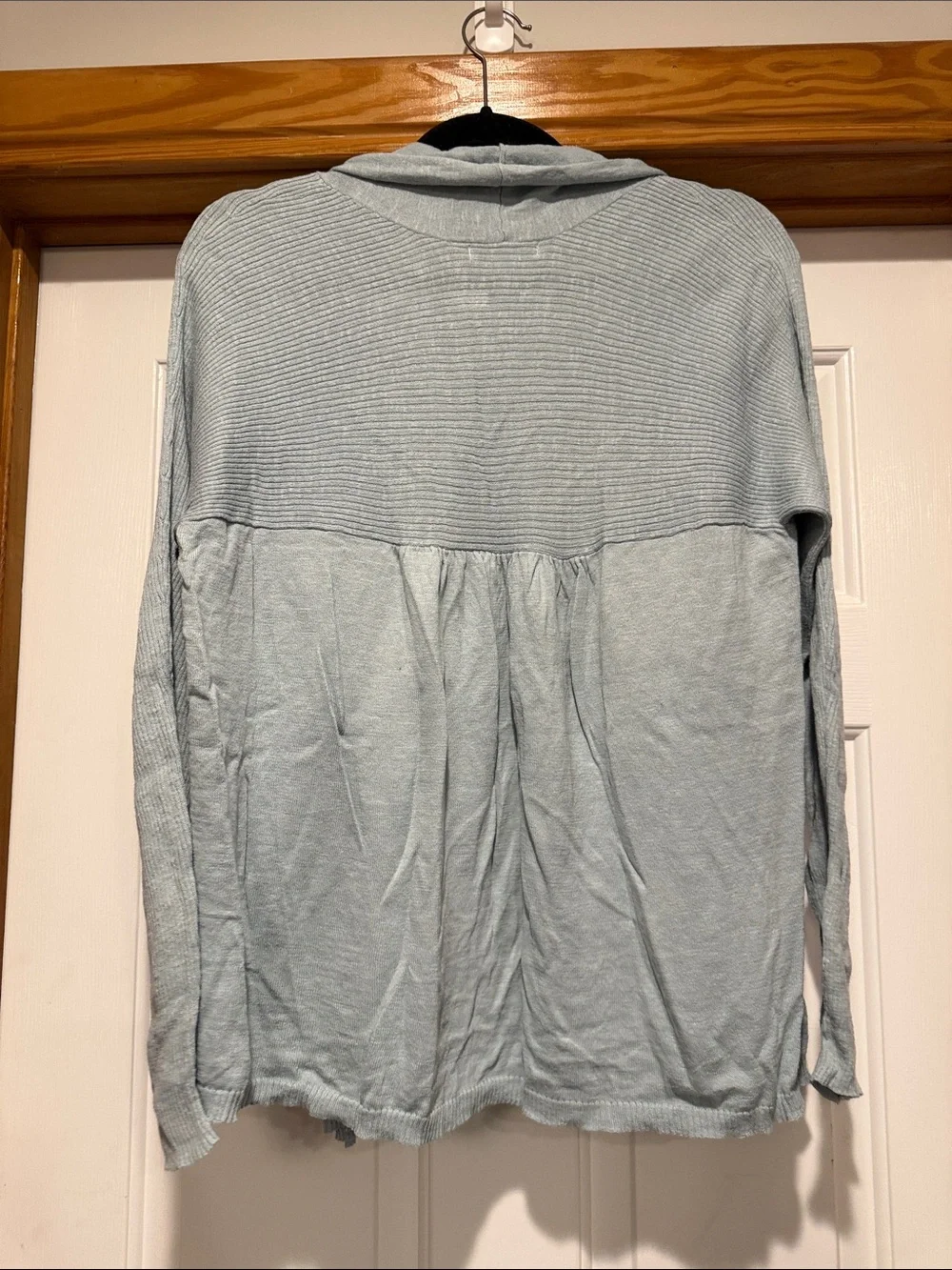 JH Collectibles Light Blue Hooded Open-Front Cardigan